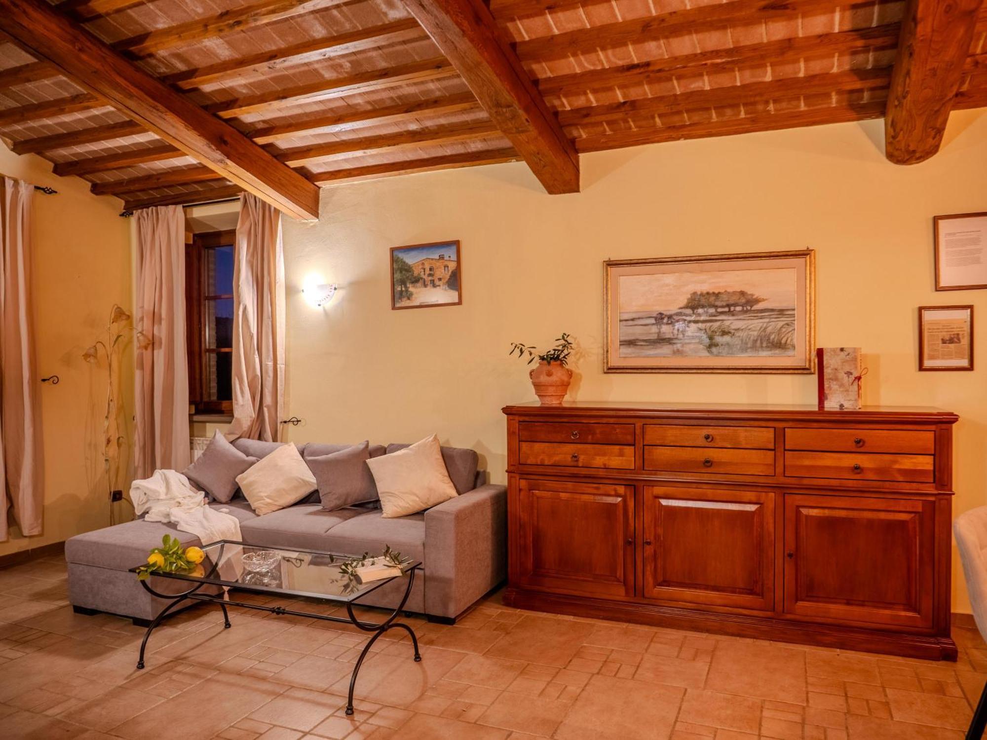 Agriturismo Pascianella Appartamento Bel Tramonto Castelmuzio Exterior foto